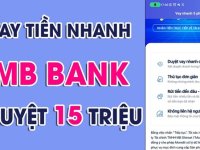 Vay tiền qua App MB Bank; ngân hàng Quân đội, tối đa 100 triệu